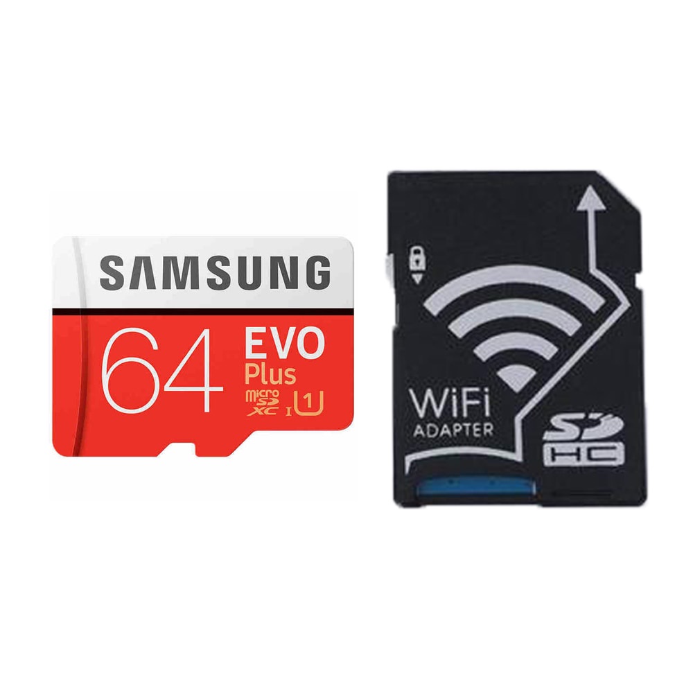 Thẻ Nhớ Micro SD Wifi Không Dây 32GB 64GB 10 Microsd Cho Samsung / Vivo plus 32GB