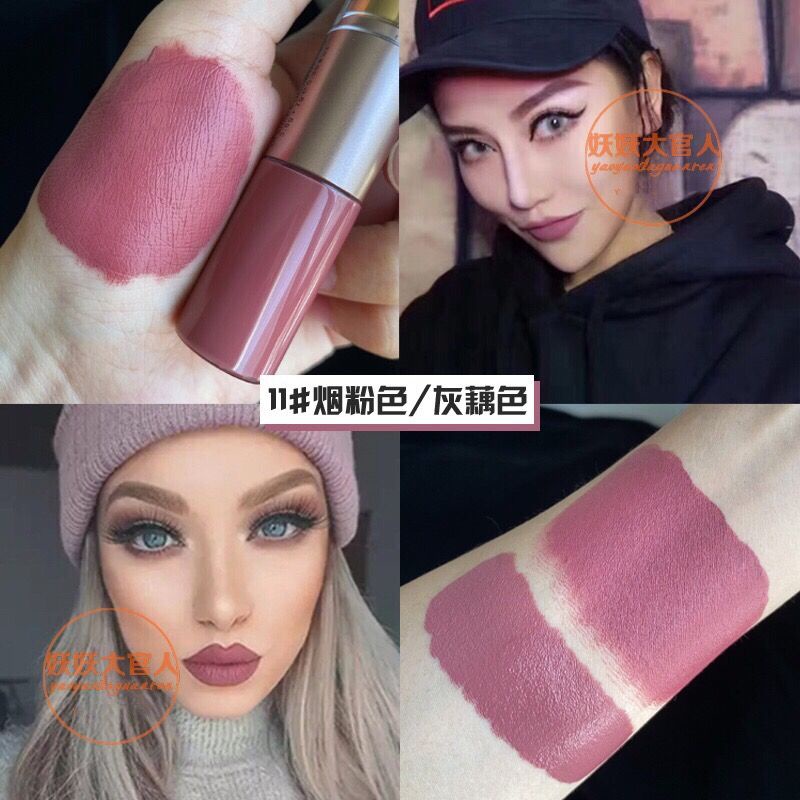 Son Môi Hai Màu Trà Sữa Nude Mùa Hè Thương Hiệu Ochre Dumb Matte Niche Phong Cách Châu Âu Dành Cho Nữ