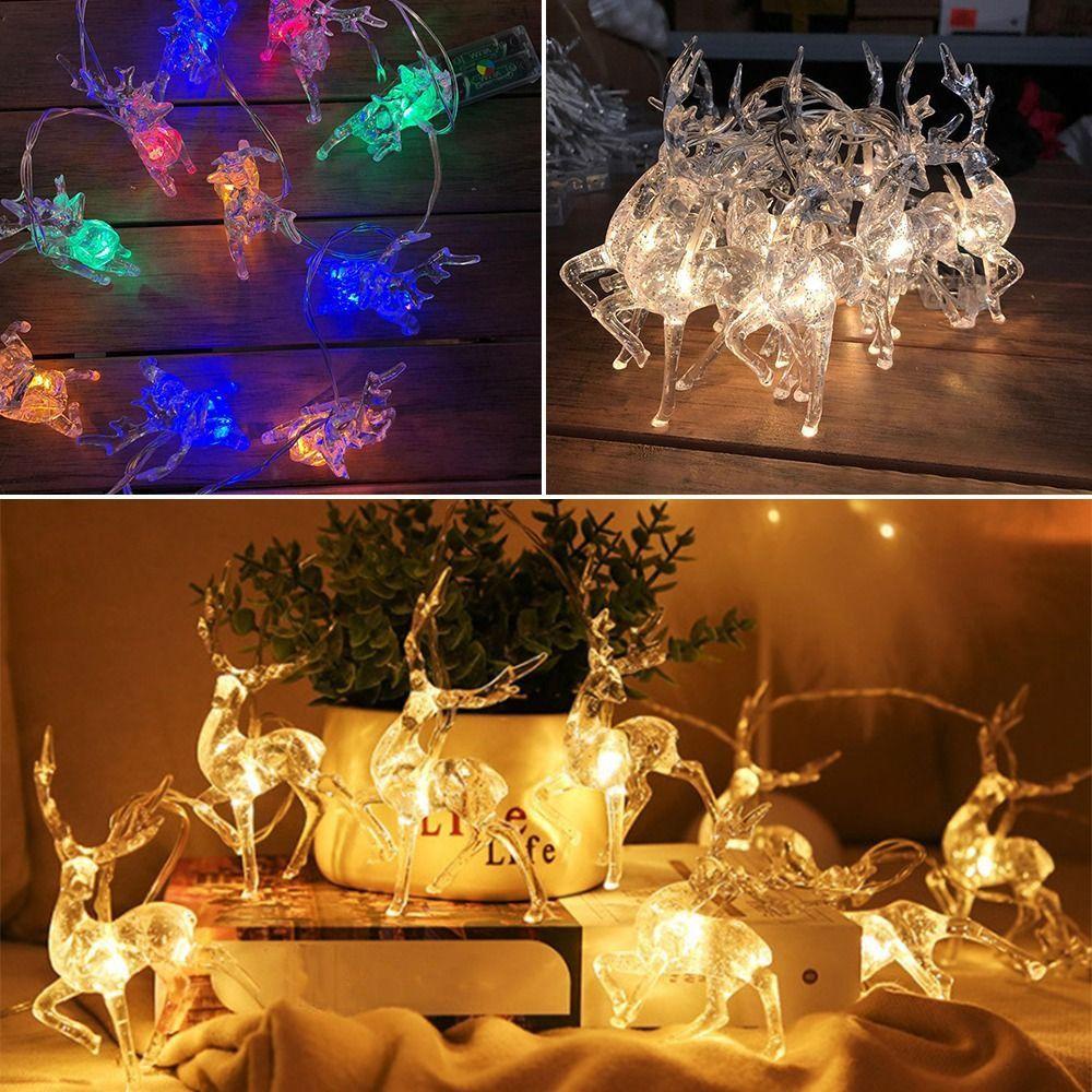 Dây Ruy Băng Đèn LED Trang Trí Cây Thông Noel