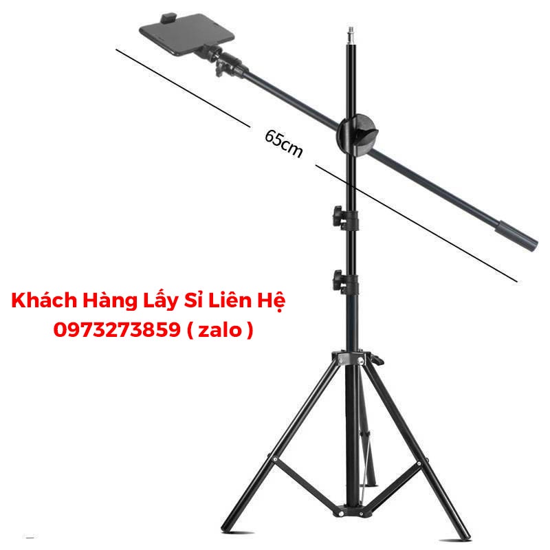 Giá Đỡ Quay Video Chụp Ảnh Topshot D33 Kèm Chân Đèn - Chắc Chắn - Tiện Lợi - Chính Hãng HD Design