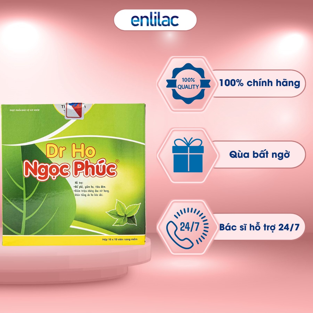 Dr ho Ngọc Phúc- Lọ 600gr-Giúp bổ phế, giảm ho, tiêu đờm. Hỗ trợ giảm triệu chứng đau rát họng, khản tiếng do ho kéo dài