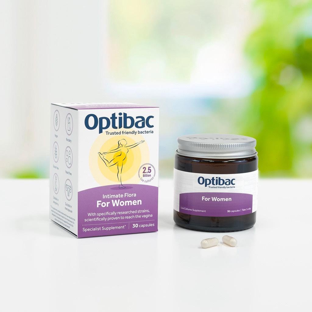 Men vi sinh dành cho phụ nữ Optibac Probiotics For Women hộp 30/90 viên - 𝐒ó𝐜 𝐁𝐚𝐛𝐲 𝐌𝐎𝐌 𝐀𝐍𝐃 𝐁𝐀𝐁𝐘