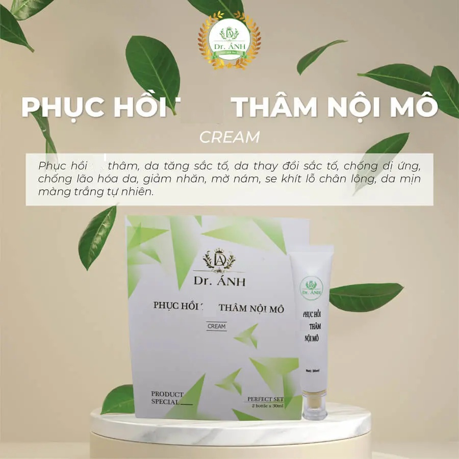 [Mã BMTTC60 giảm đến 60K đơn 50K] Phục hồi hết thâm nội mô Dr Ánh 30ml