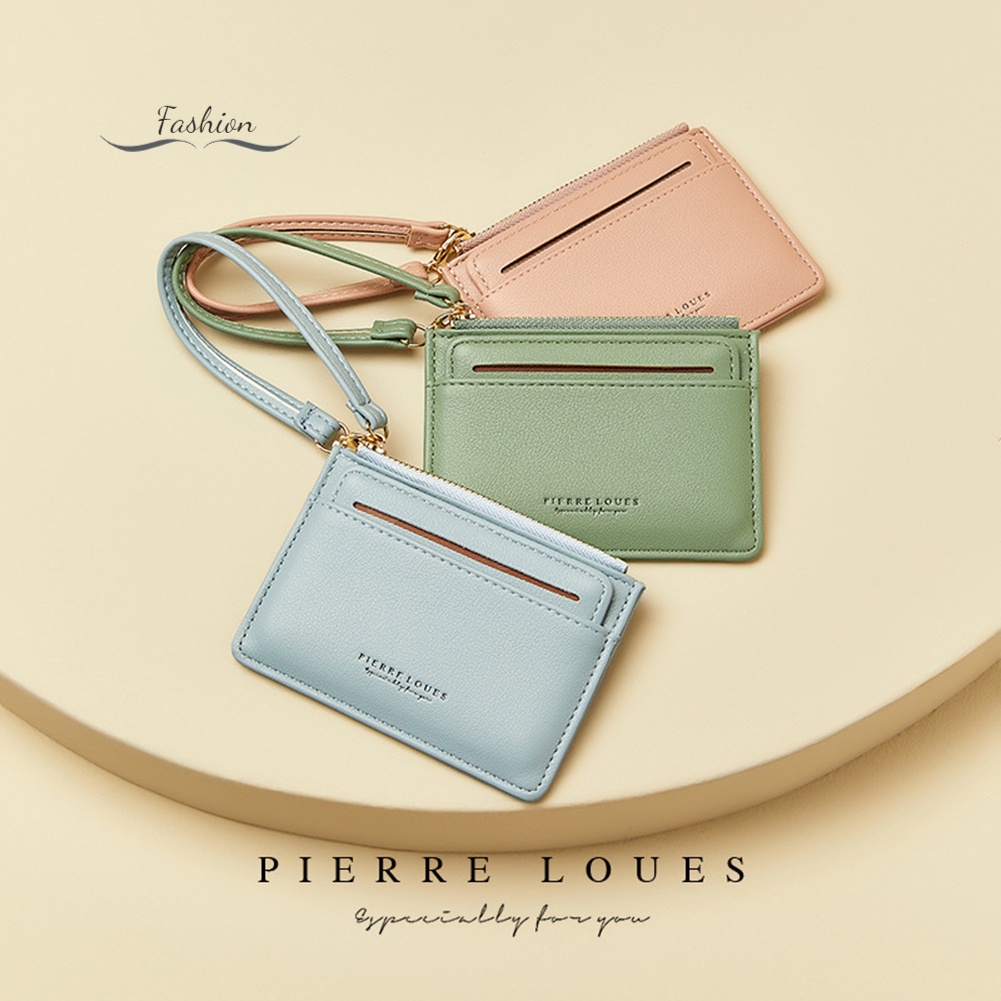 Ví Dài Mini Có Khóa Kéo Đựng Thẻ Dành Cho Nữ