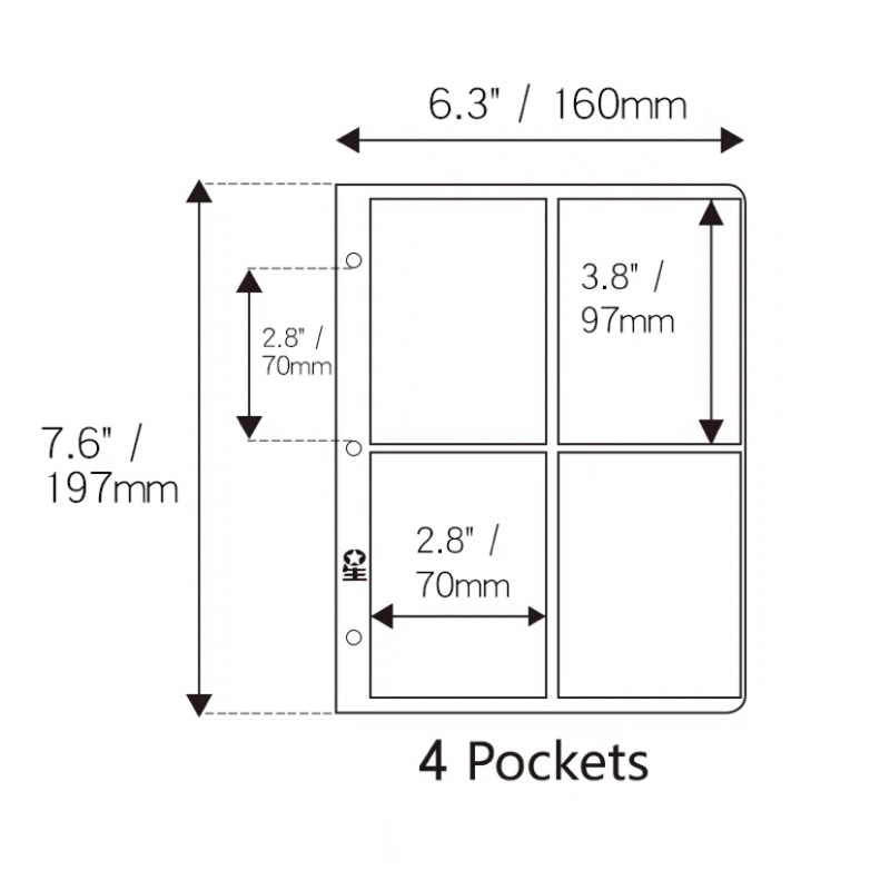 SHEET SE A5 CHÍNH HÃNG 1-2-4 Ô DÙNG CHO BINDER 3-6 CÒN