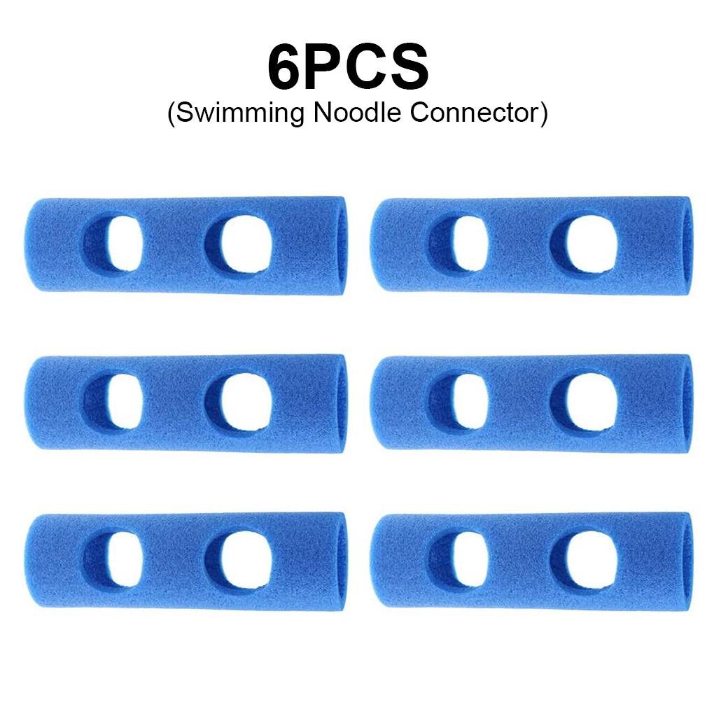 Bộ 6 Đầu Nối Mì Ý 2 Lỗ Chéo Tiện Dụng Cho Tập Bơi