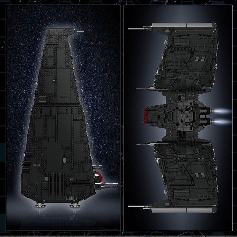 Xếp Hình star wars mould king 21011 Tàu chỉ huy của Kylo ren 6860 mảnh
