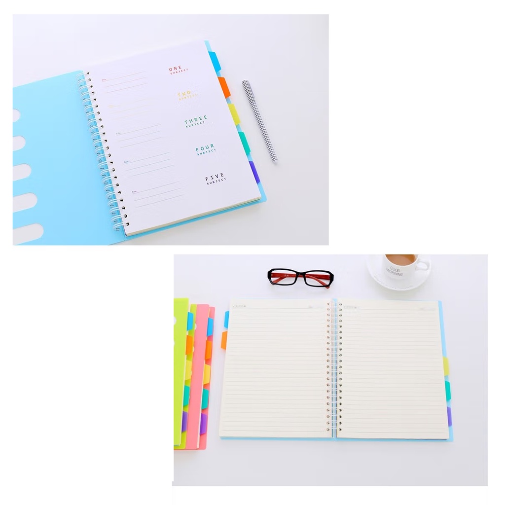 Sổ lò xo A4 có phân trang Heeton D12-653 - Kích thước: 210x295mm