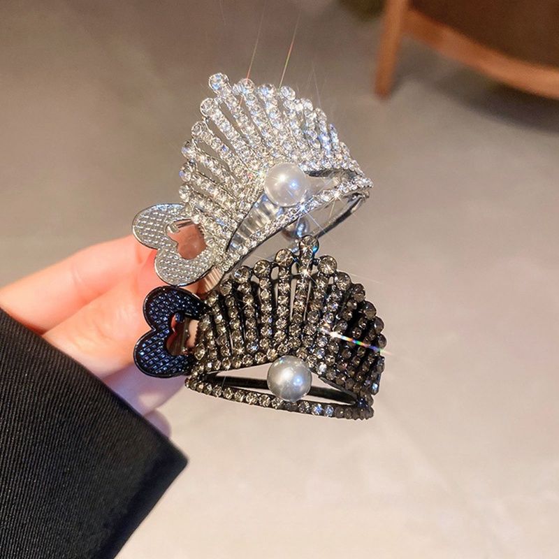 Ygt Kẹp Tóc Đính Đá Lấp Lánh Thời Trang Dành Cho Nữ