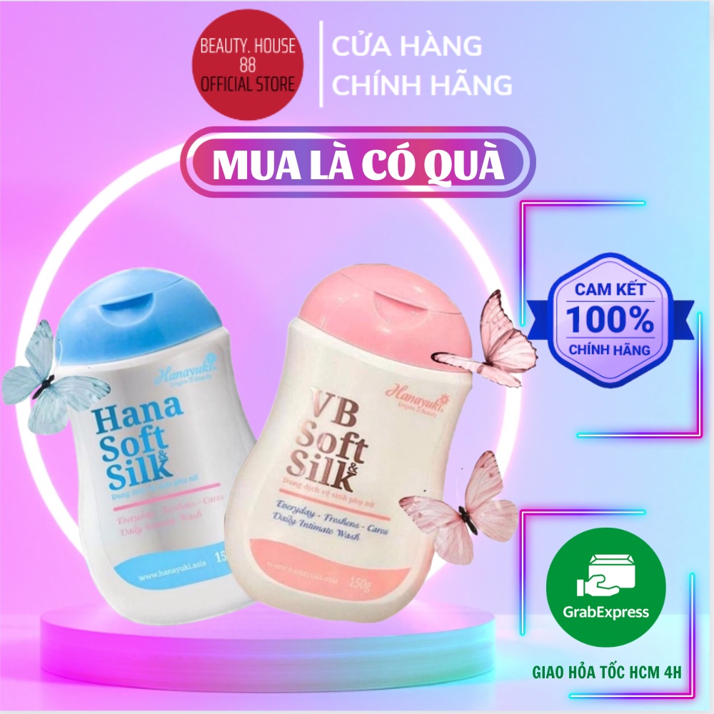 Dung Dịch Vệ Sinh Phụ Nữ Hana Soft Silk Hanayuki