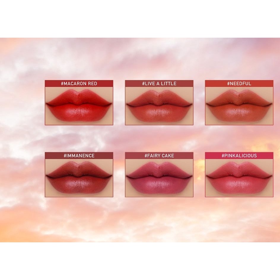 Son Kem Siêu Lì, Mịn Môi Hàn Quốc 3CE Cloud Lip Tint 4g