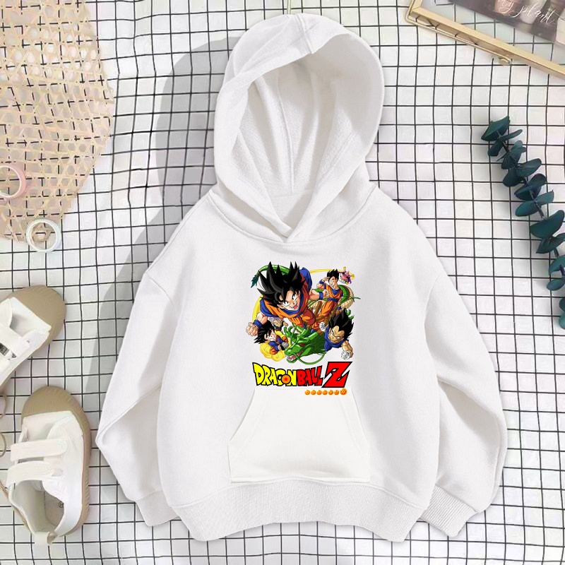 Áo khoác hoodie 7 viên ngọc rồng goku nỉ bông cực chất cho bé trai