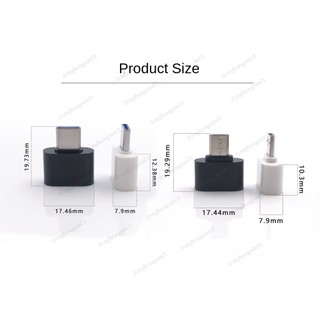 Đầu Đọc Thẻ OTG Chuyển Đổi usb2.0 Sang type-c micro Android v8 tpc