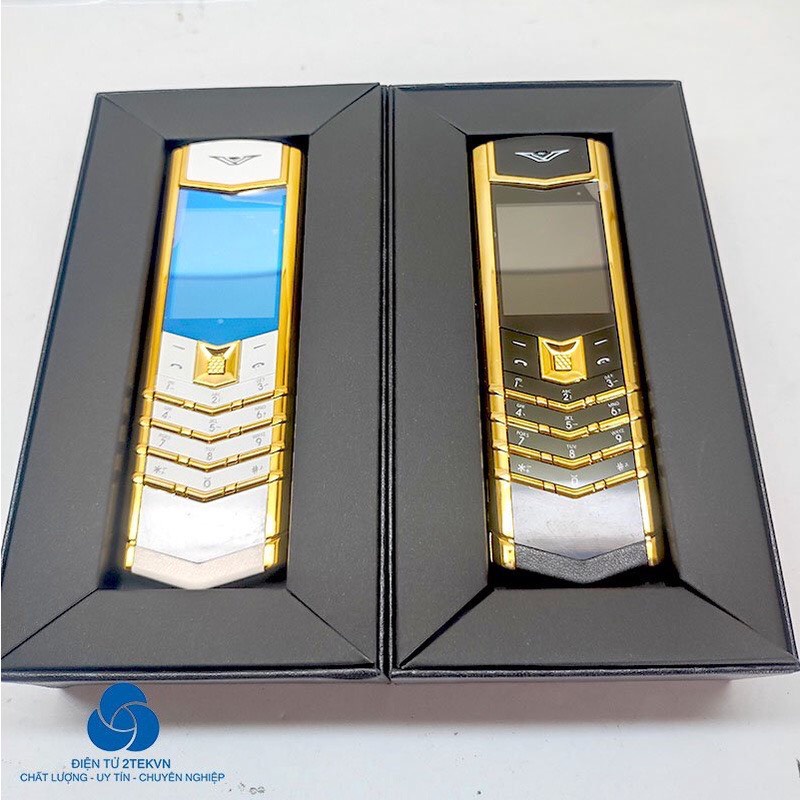 Điện thoại độc K8 Signature 2 sim-Lưng da cao câp-Bảo hành 12 tháng