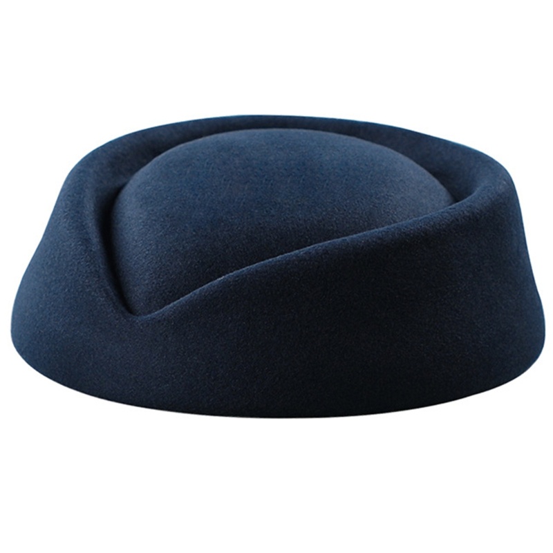 ✿ Mũ Beret Tiếp Viên Hàng Không Attendant Phong Cách Vintage
