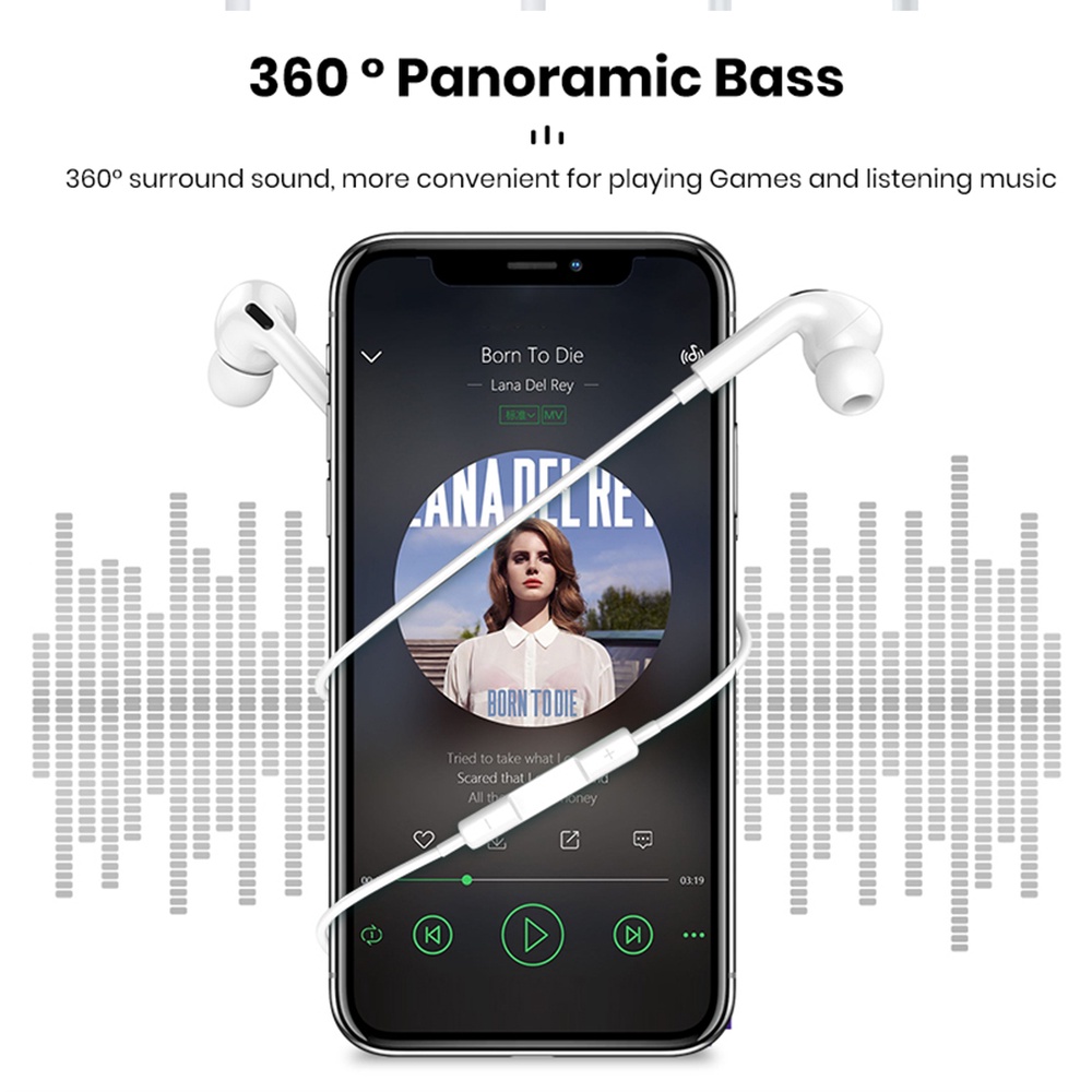 Tai nghe nhét tai TOPK F05 có micro giắc 3.5mm âm thanh sống động