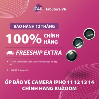 Ốp bảo vệ camera ipho 11 12 13 14... - chính hãng kuzoom