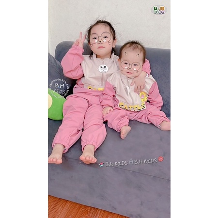 Bộ quần áo , bộ gió thể thao kiểu dáng cute cho bé trai bé gái 10-20kg
