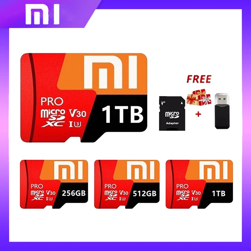Thẻ Nhớ micro sd Xiaomi 1tb 10 16gb 32gb 64gb 128gb 256gb 512gb Xiaomi 16gb Chất Lượng Cao