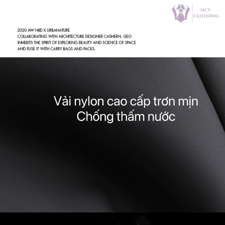 Túi đeo chéo nam cao cấp chống trộm chống thấm nước màu đen xanh xám thời trang, túi chéo ngực đa năng nhiều ngăn NCV25
