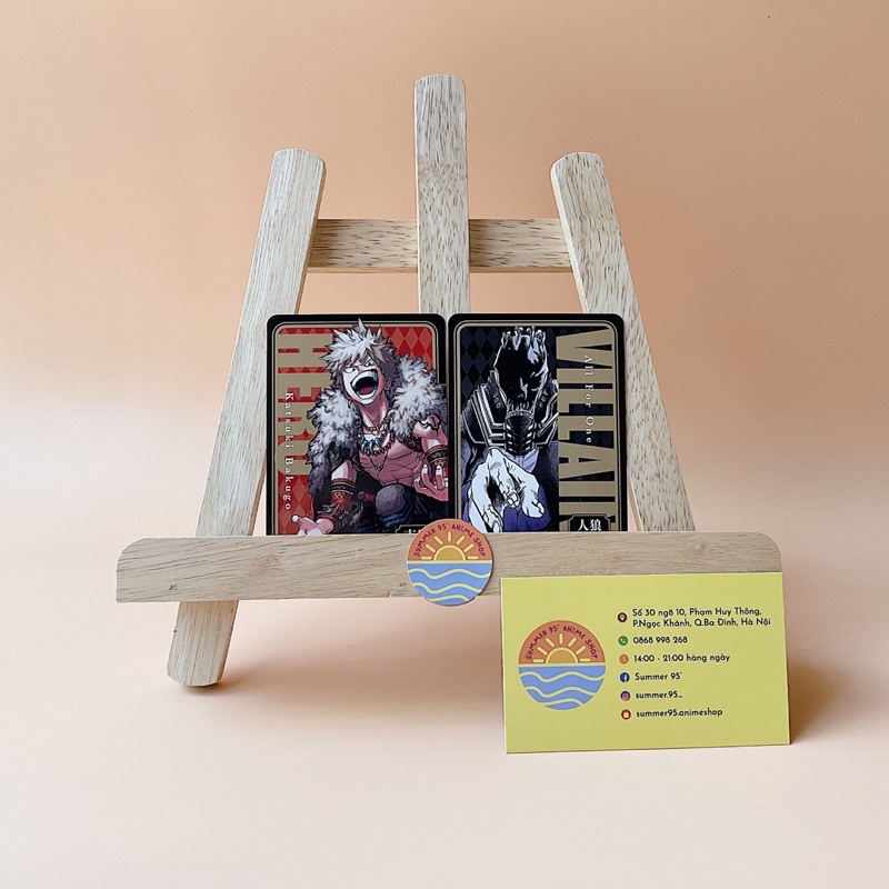 Lẻ bộ bài My Hero Academia MHA Học Viện Anh Hùng