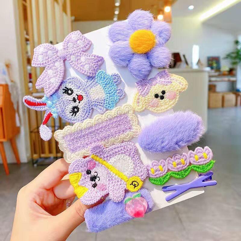 PVN53930 Set 10 kẹp tóc hình thú dễ thương