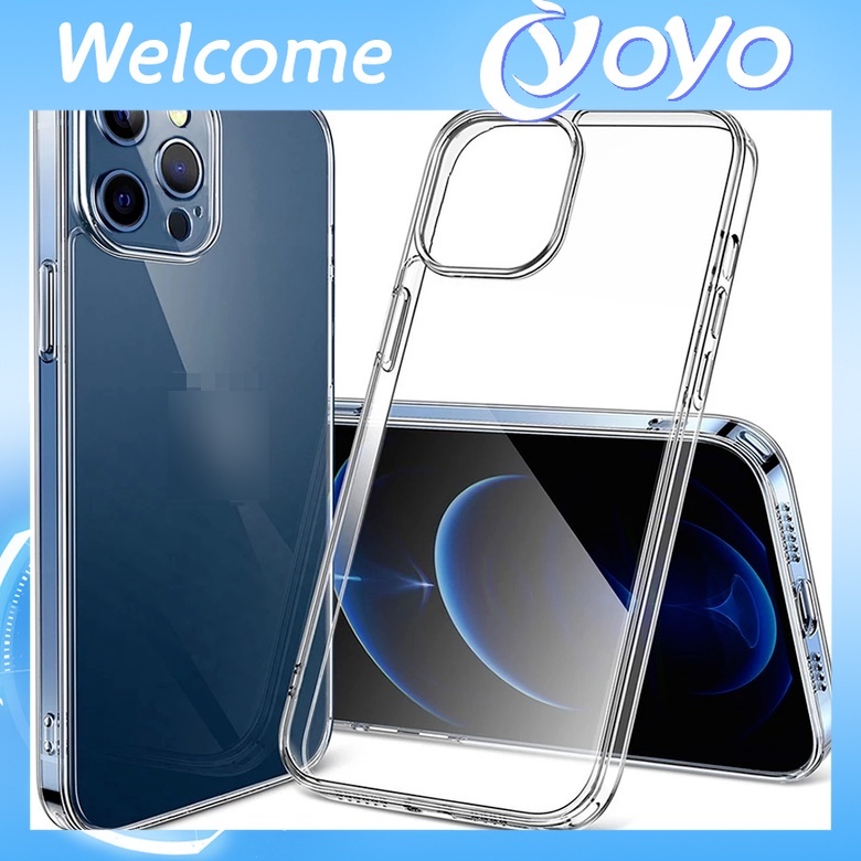 Ultra Ốp Điện Thoại Silicon Mềm Siêu Mỏng Trong Suốt Cho iPhone 14 13 12 11 7 13 Pro XS Max X 8 7 6s Plus 5 XR