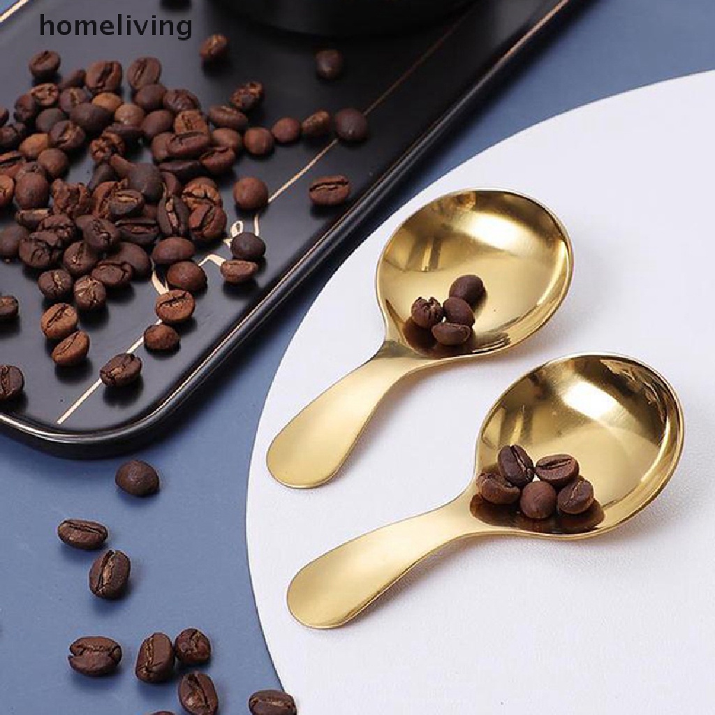 Muỗng Cà Phê Tay Cầm Ngắn Bằng Thép Không Gỉ Dễ Thương