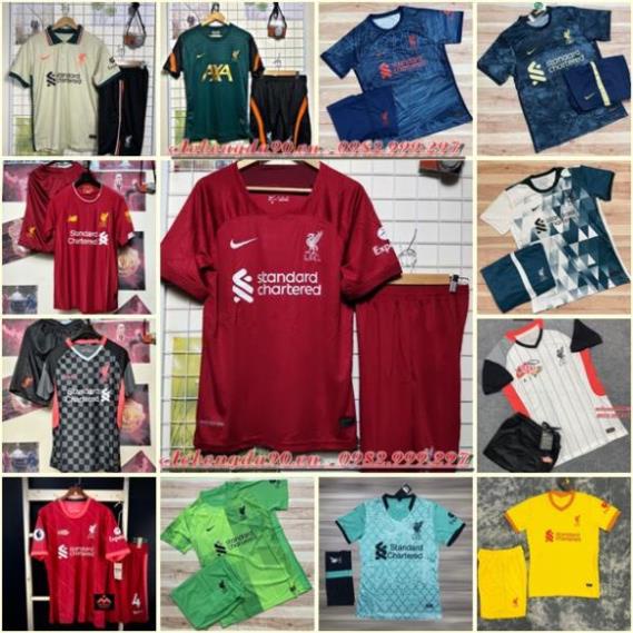 Bộ Quần Áo bóng đá Liverpool 2022 - 2023 - Hàng Thái Chuẩn thi đấu 🥇 -