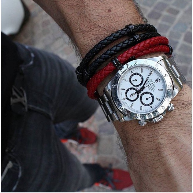 Vòng Tay Nam Lắc Tay Buckle Thời Trang Vòng Tay Dây Dù Nữ Basic LOKI.Accessories Màu Đen Chất Liệu Bền Bỉ - VT Buckle