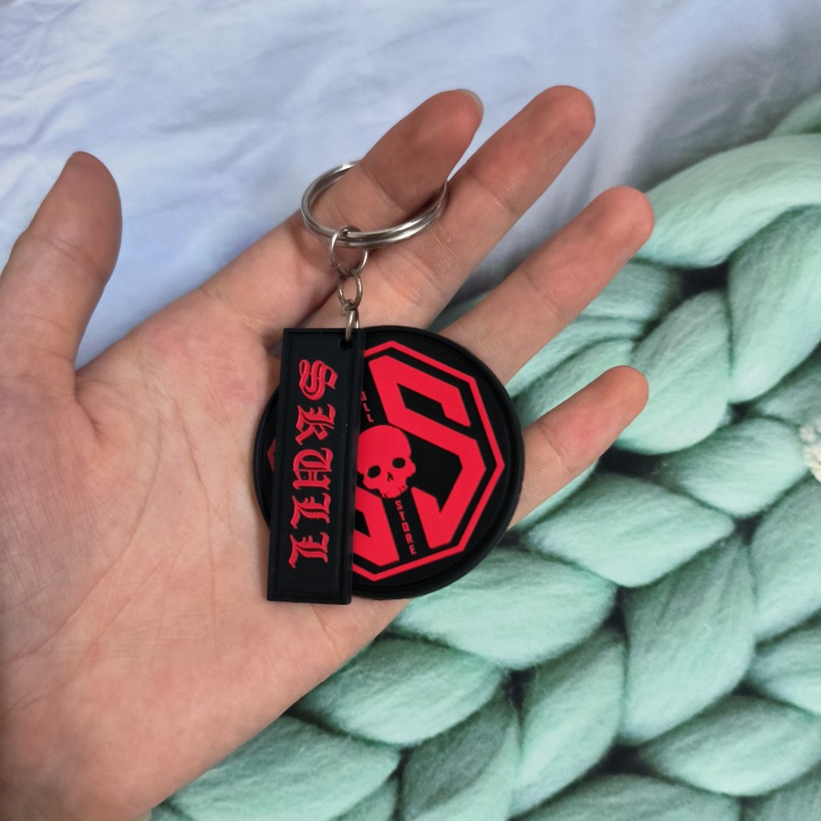 Móc chìa khoá dẻo silicon skull cá tính đẹp giá rẻ Cope88