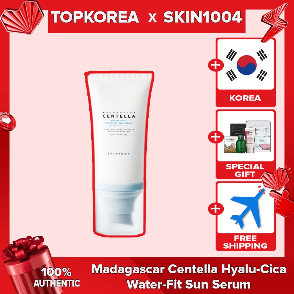SKIN1004 ★Da Mặt Trời100440044★Serum Chống Nắng Centella Hyalu-Cica Cấp Nước SPF50 PA + + + + Toporea