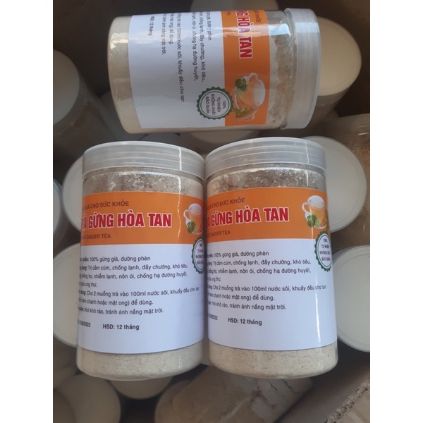 Bột gừng hoà tan ( Trà gừng) hộp 500gr nguyên chất