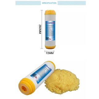 Lõi lọc Cation 10" inch - Lõi lọc đá vôi, canxi - Lõi lọc số 2 dùng trong máy lọc nước RO gia đình
