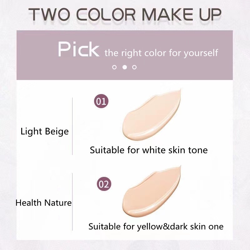 NOVO® Kem che khuyết điểm lâu trôi Nourishing Oil-Control Air BB Cushion Cream 13g