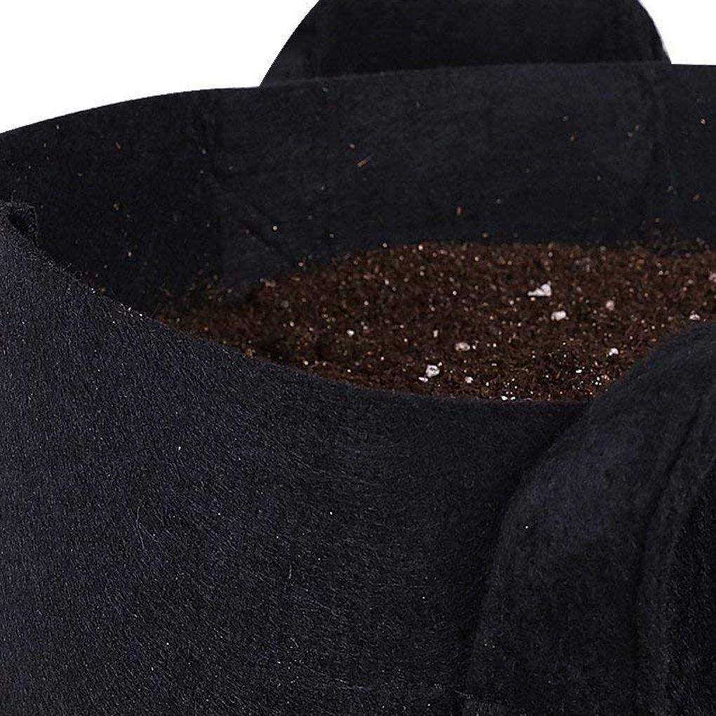 Túi Trồng Cây Bằng Vải Màu Đen 15 Gallon