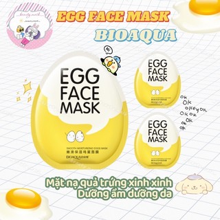 Mặt nạ trứng dưỡng ẩm dưỡng da nội địa Trung - hãng Bioaqua date 1/9/2024 ✨