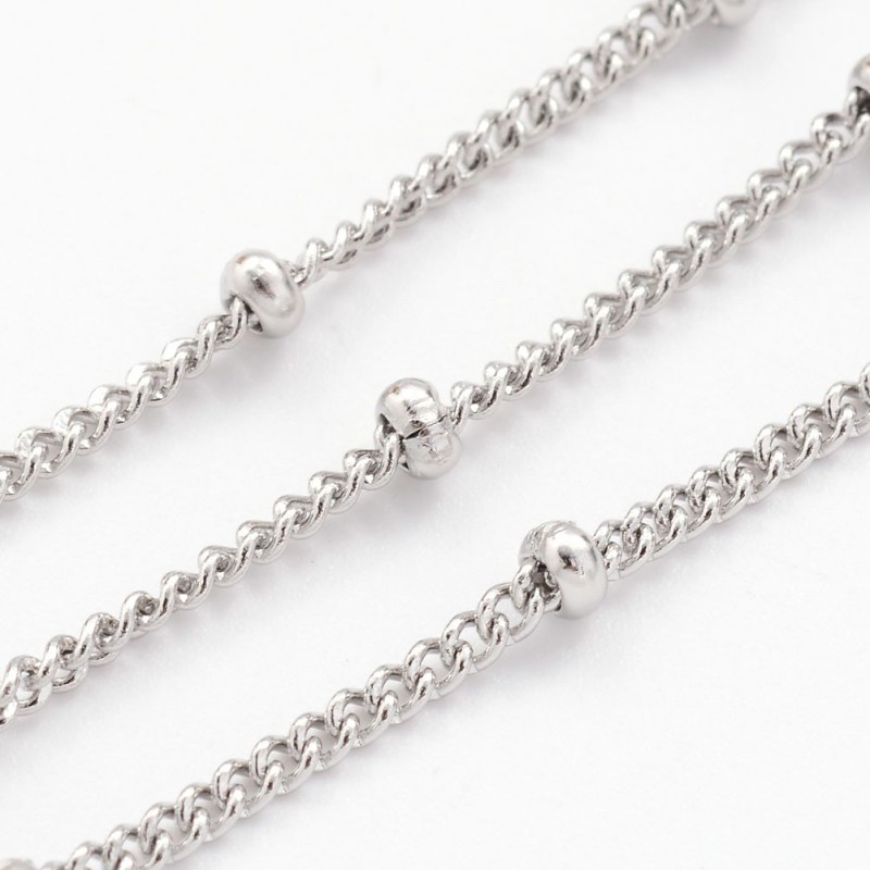 Dây Xích Xoắn Bằng Thép Không Gỉ 304 1-10m Nhiều Màu Sắc Dùng Làm Trang Sức Thủ Công