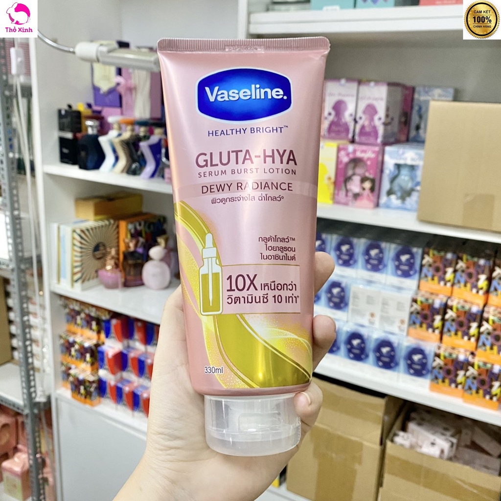 [Chính hãng] Sữa dưỡng thể Vaseline Gluta - Hya 10x - Sữa dưỡng thể Vasaline Thái 10x - 885193243975