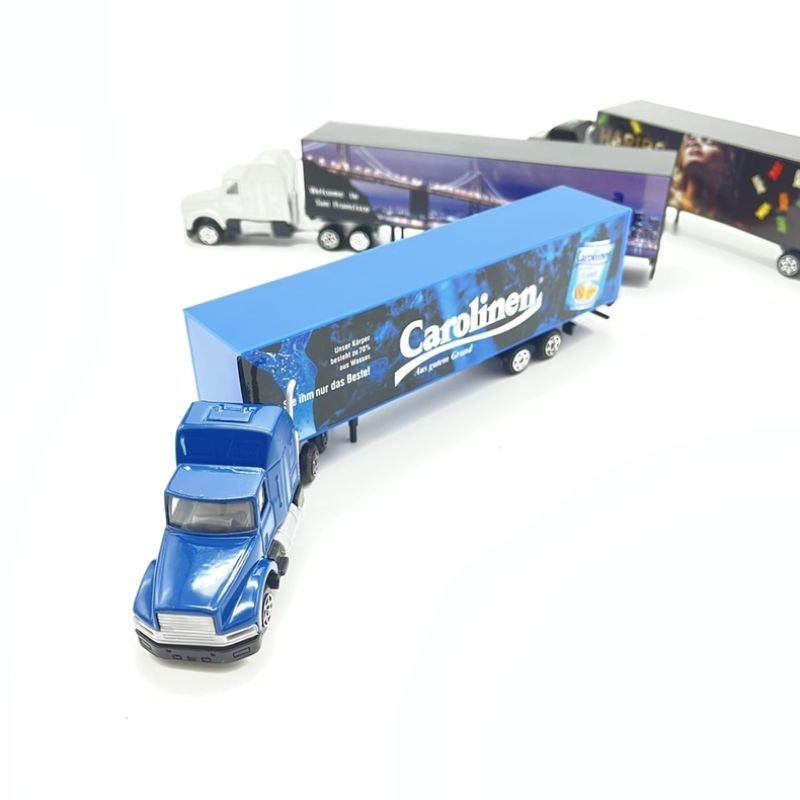 Mô hình xe tải Container hợp Kim 1:87