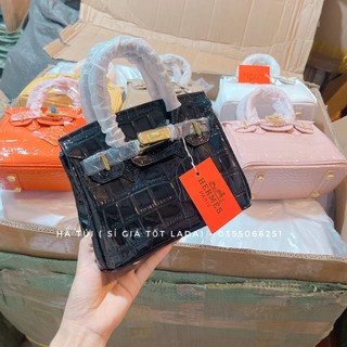 Túi H Mờ da rắn bóng Size 20
