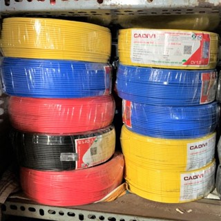 [ ĐỦ MÀU ] Dây Cáp Điện Đơn CADIVI CV 1.25, 1.5, 2.0, 2.5 mm2 CUỘN 100M