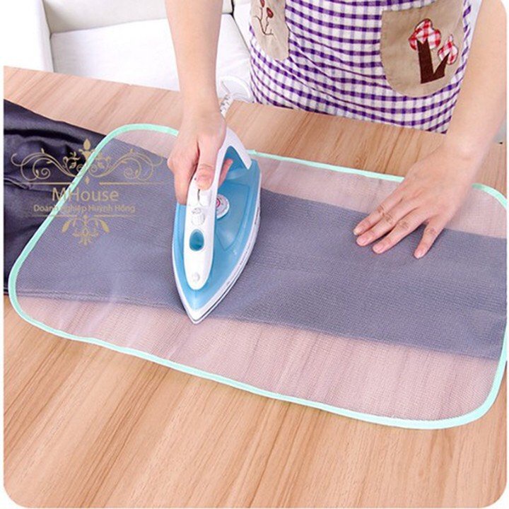 Tấm lưới lót bàn là ủi, chống cháy, bóng, không vết hằn trên quần áo