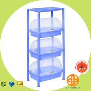 Kệ chén có nắp đậy 2 tầng,3 tầng nhựa Việt Nhật ❤️FREESHIP❤️ Kệ úp bát đĩa có lồng đậy tránh côn trùng, bụi bẩn.