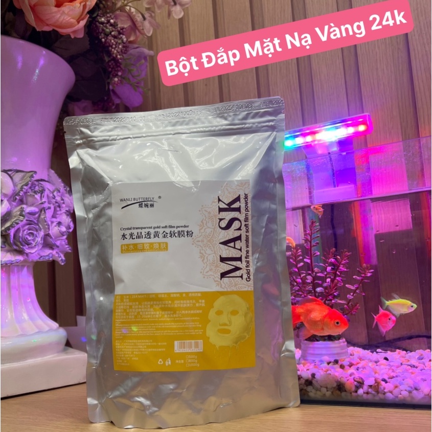 Bột Đắp Mặt Nạ Vàng Spa .Bột Đắp Mặt Nạ Gold 24k