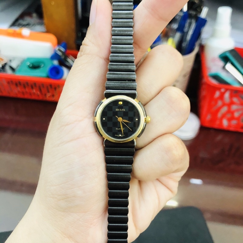 Đồng hồ nữ si nhật Siulex, dây khoá zin