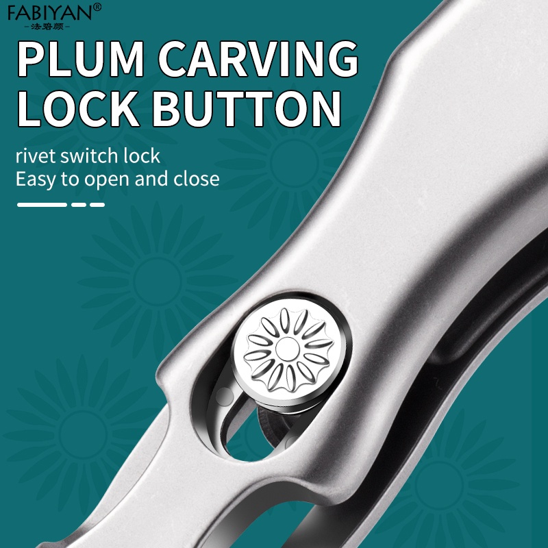 Kềm cắt móng tay FABIYAN bằng thép không gỉ 420