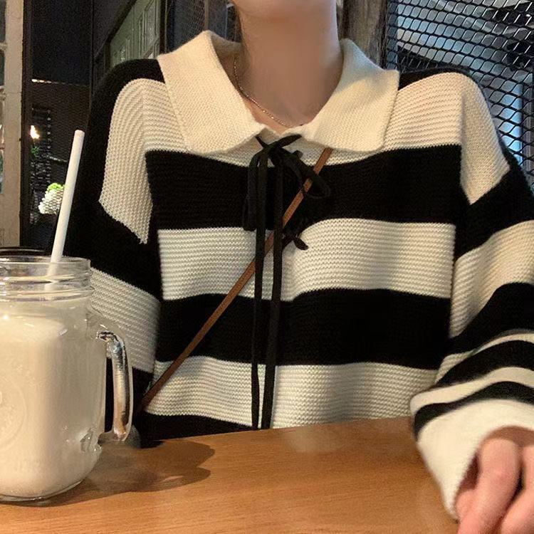 Áo Sweater Dệt Kim Tay Dài Mềm Mại Thời Trang Cho Nữ