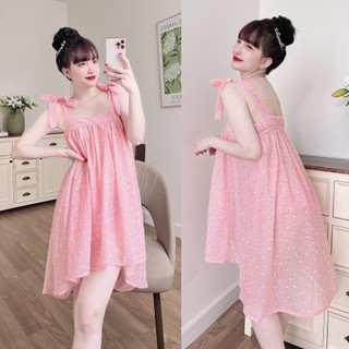 Váy ngủ sexy miky, đầm ngủ sexy voan tơ chất siêu mát dáng siêu xinh < 65kg
