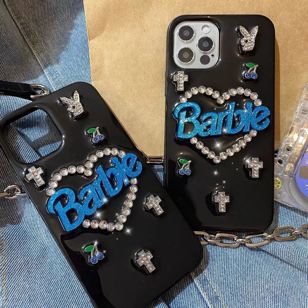 Ốp Điện Thoại In Hình Búp Bê Barbie Cho iPhone 15Promax 14 13 12 11 Pro Max XR XS Max 7 8 Plus Phone Case